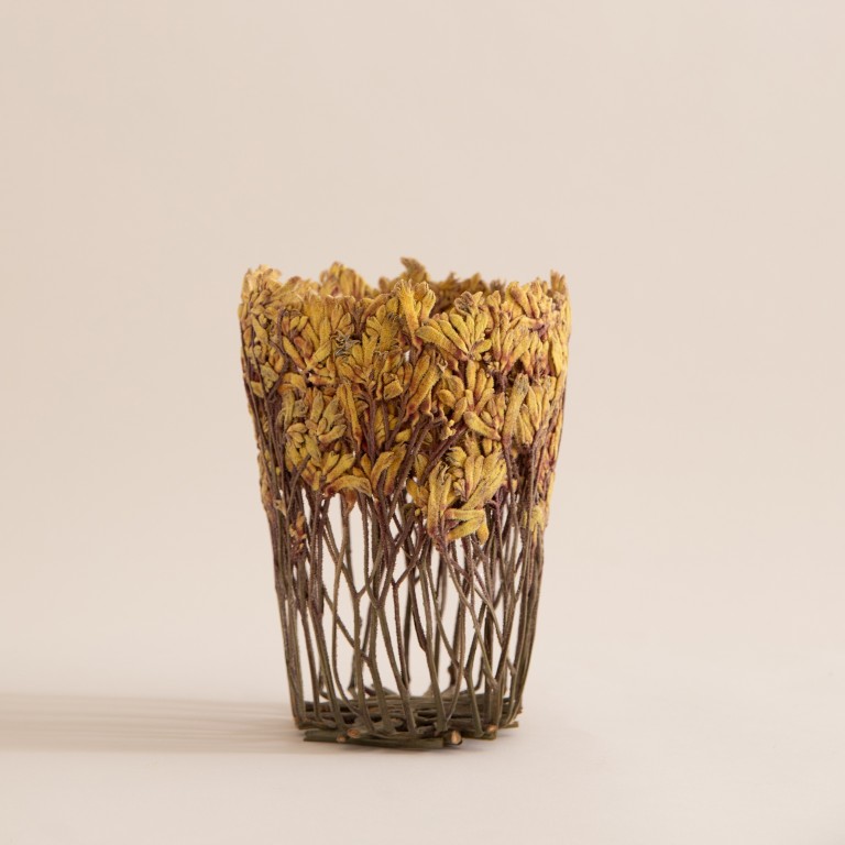 Shannon Clegg - « Flora » - Small Yellow Gold Sculpture